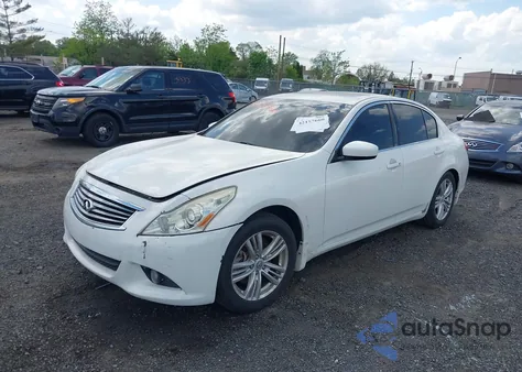 2012 Infiniti G25 Journey from USA, damaged, VIN JN1DV6AP5CM700338
